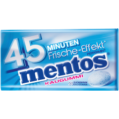 Mentos Kaugummi Peppermint 45 Minuten Frische-Effekt Мятная Жевательная резинка 28 шт.