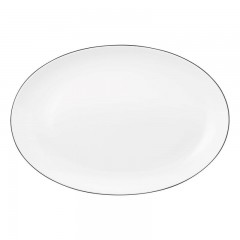 Seltmann Weiden Seltmann Weiden Lido Black Line Platte oval 35x24 cm Seltmann Weiden Lido Black Line овальная тарелка 35x24 см