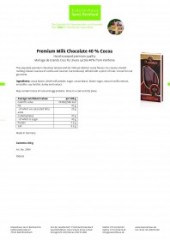 Krauterhaus Sanct Bernhardt Premium Milk Chocolate 40 % Cocoa, 100 г