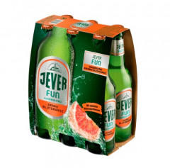 Пиво безалкогольное Jever Fun красный апельсин, 1 уп., 6х0,33л, Германия