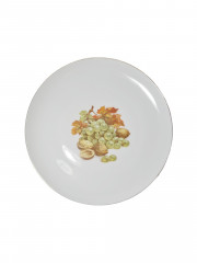 Plankenhammer Floss Bavaria Круглое блюдо &quot;Виноград и орехи&quot;, 27см, Германия, 1960-70гг.