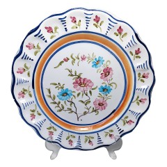 Saljo Crespo, Салджо Креспо Блюдо керамическое с яркими цветами, 28см, Испания