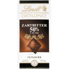 Lindt Excellence 50% Темный шоколад 100г