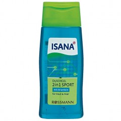 ISANA ISANA Duschgel Sport 2in1  Гель для душа Спорт 2в1 для волос и кожи
