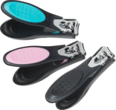 ebelin Nagelknipser mit Softgriff, 1 St Ножницы для маникюра с мягким нажатием, 1 шт.