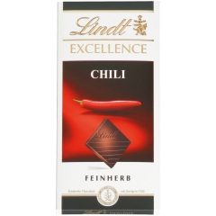 Lindt Excellence Chili feinherb Темный шоколад с перцем чили 100г